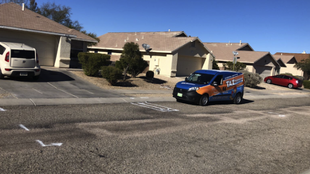 TAZ Plumbing van in Tucson, AZ